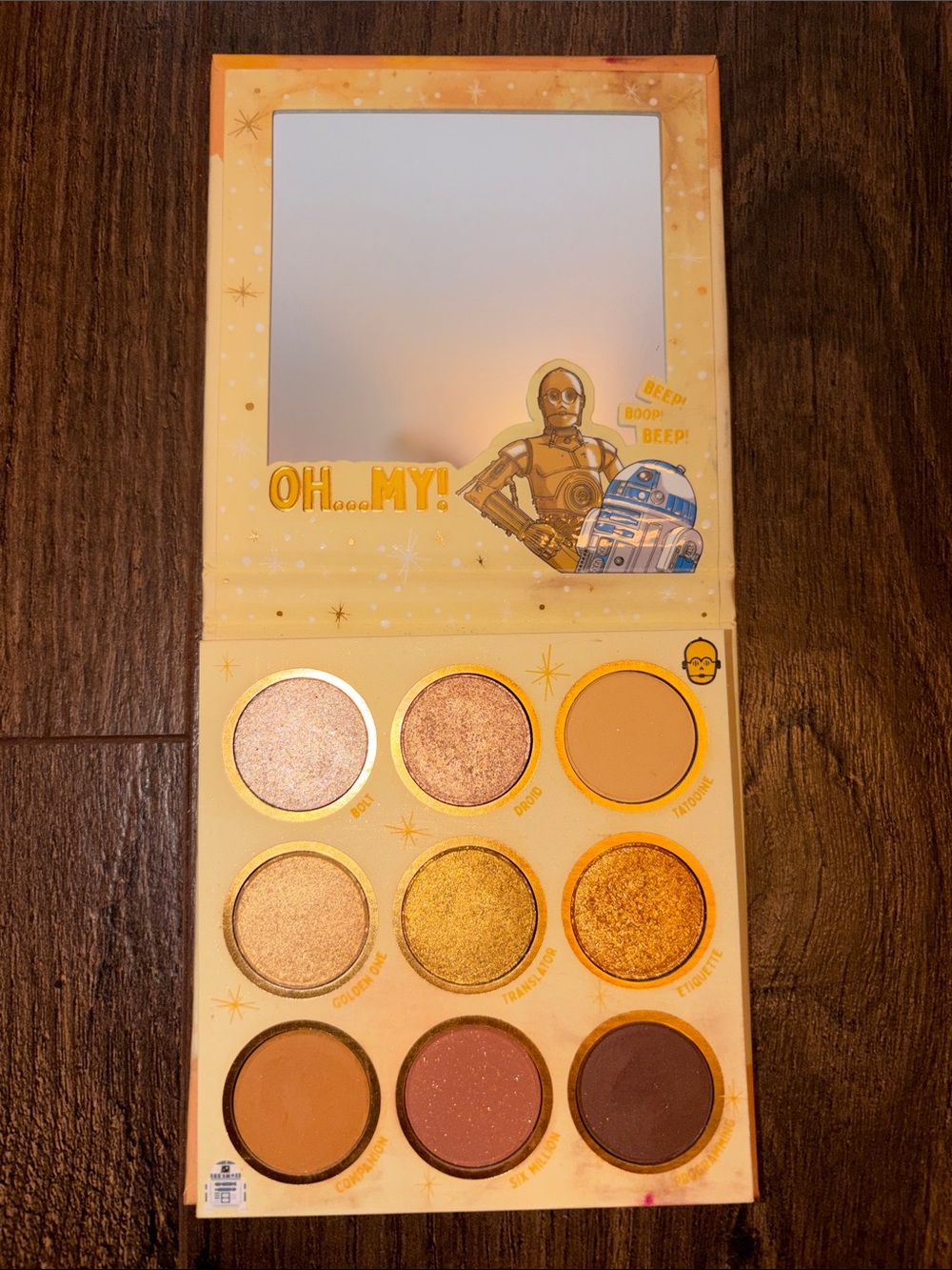 ColourPop Oh...My! C-3PO & R2-D2 Eyeshadow Palette — Gold, Bronze & Brown Shades